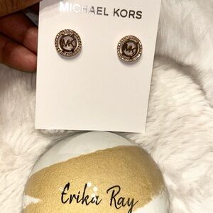 Michael Kors Rose Gold Stud Earrings